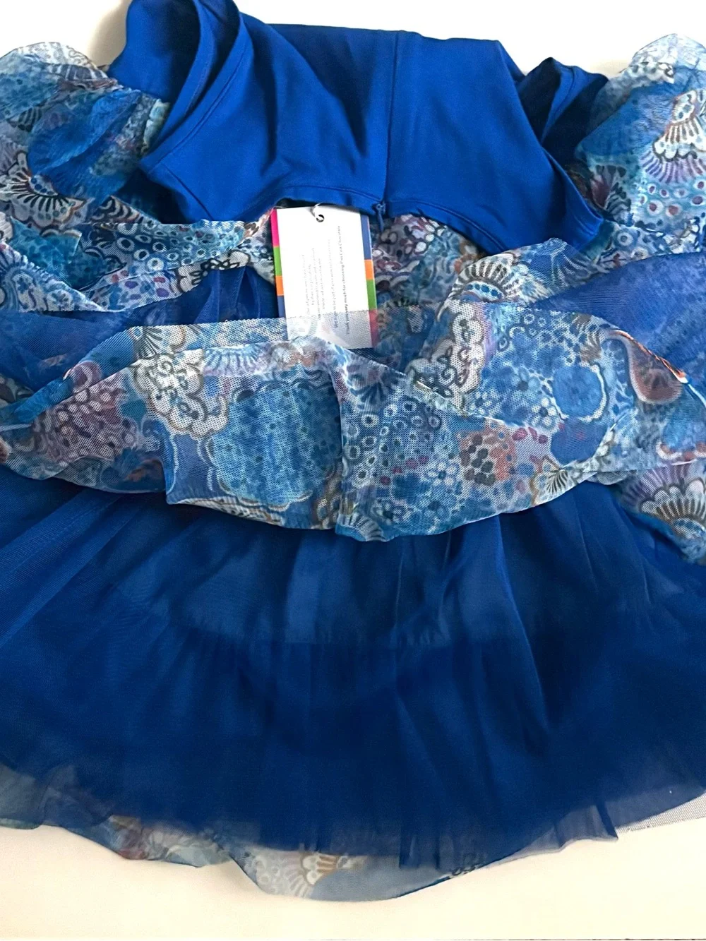 Girls' Royal Blue Casual Dress